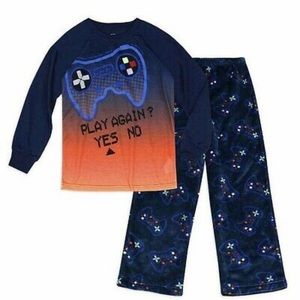 Wonder Nation Boys Video Gamer 2-Piece Pajama Set